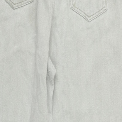 Riot Womens Green Cotton Tapered Jeans Size 32 in L27.5 in Regular Zip