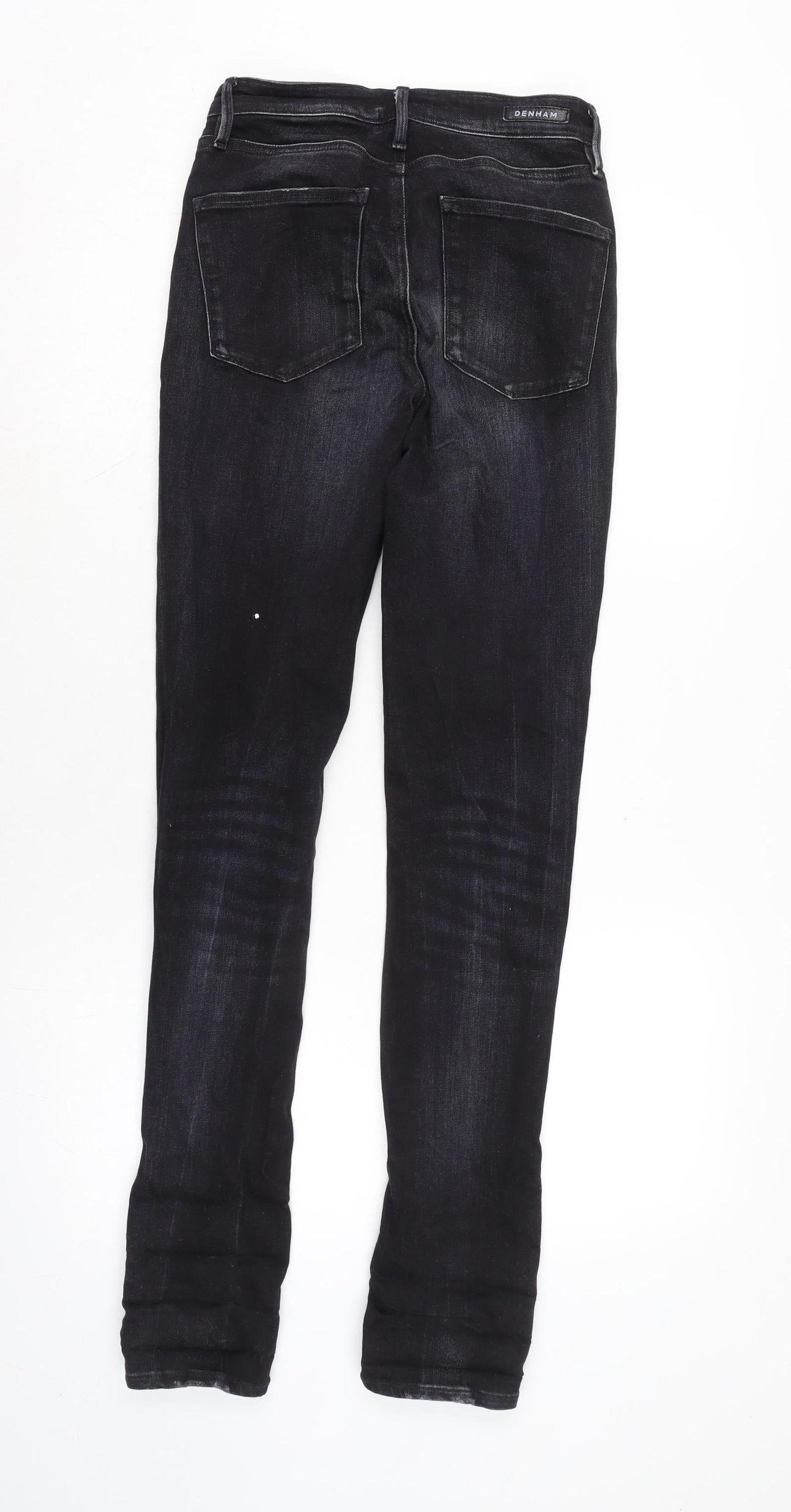 Deham Womens Grey Cotton Blend Skinny Jeans Size 26 in L31.5 in Regular Zip