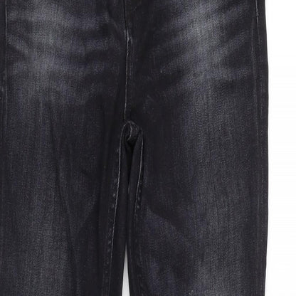 Deham Womens Grey Cotton Blend Skinny Jeans Size 26 in L31.5 in Regular Zip