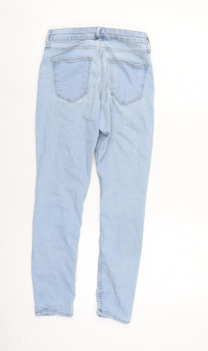 Womens UK Size 6 H&M Regular Fit Skinny Blue Jeans