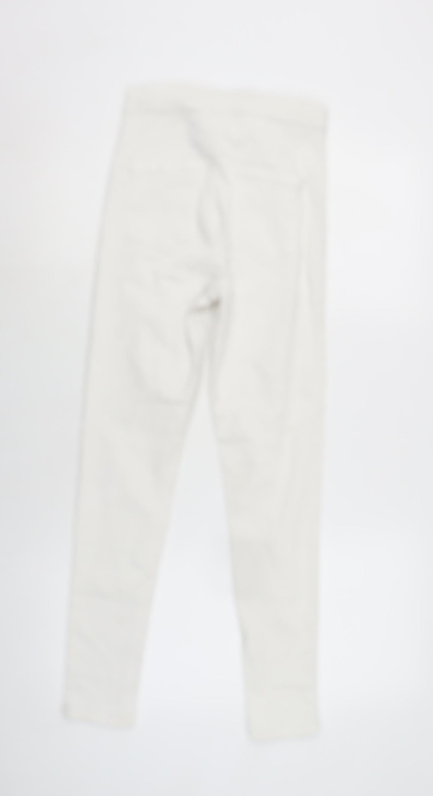 Topshop Womens White Cotton Blend Straight Jeans Size 28 in L26.5 in Regular Zip