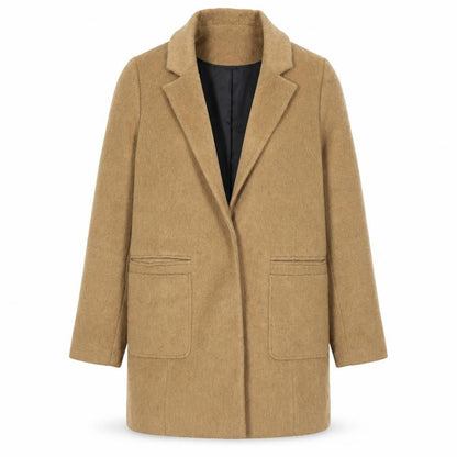 Womens UK Size 8 Dorothy Perkins Beige Overcoat