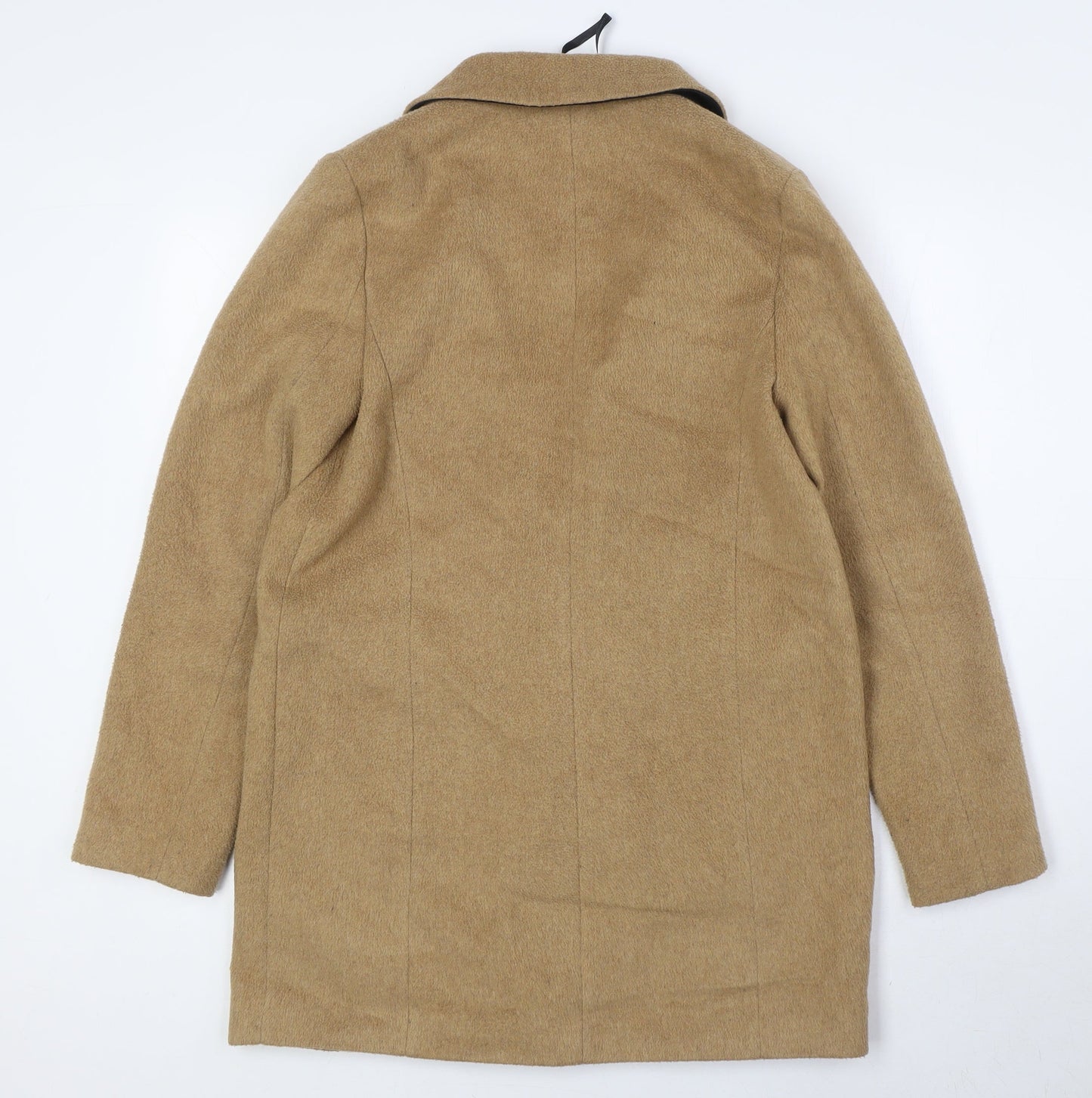 Womens UK Size 8 Dorothy Perkins Beige Overcoat