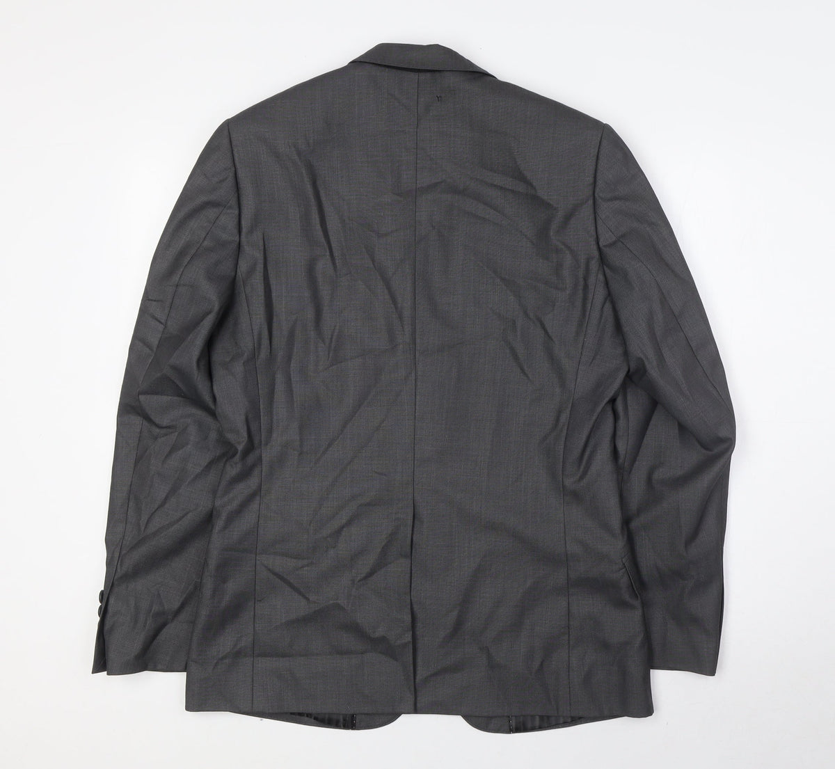 Butler & Webb Butler & Wilson Mens Grey Polyester Jacket Suit Jacket Size 36 Regular