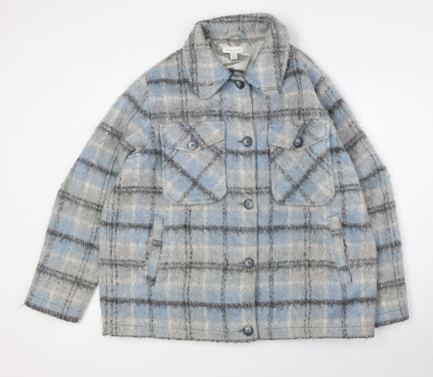 Womens UK Size M Topshop Blue Jacket