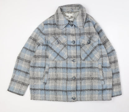 Womens UK Size M Topshop Blue Jacket