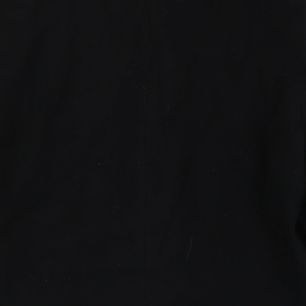 Womens UK Size M Marks and Spencer Black Overcoat