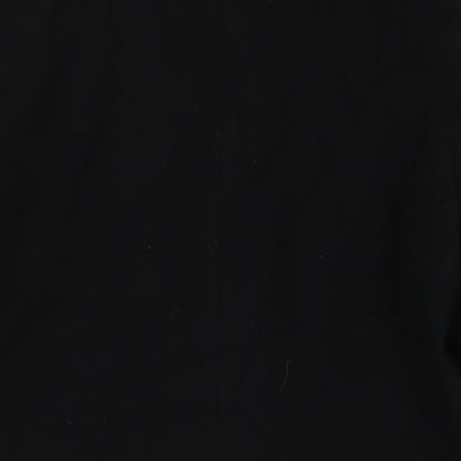 Womens UK Size M Marks and Spencer Black Overcoat
