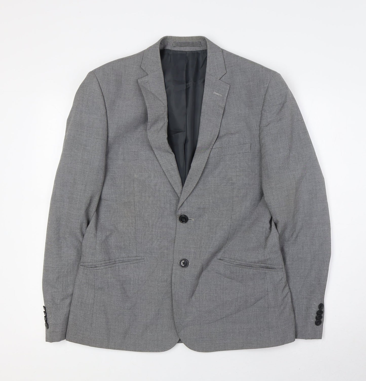 Mens UK Size 38 Marks and Spencer Regular Grey Suit Jacket