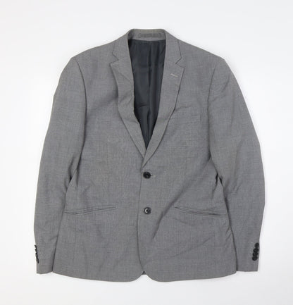 Mens UK Size 38 Marks and Spencer Regular Grey Suit Jacket