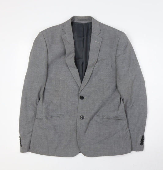 Mens UK Size 38 Marks and Spencer Regular Grey Suit Jacket