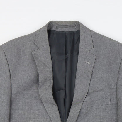 Mens UK Size 38 Marks and Spencer Regular Grey Suit Jacket
