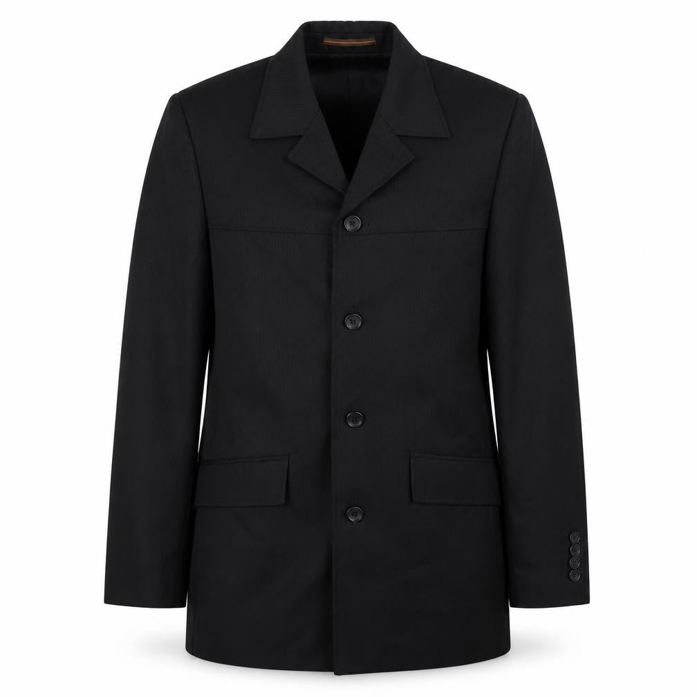 Mens UK Size 36 Topman Regular Black Suit Jacket