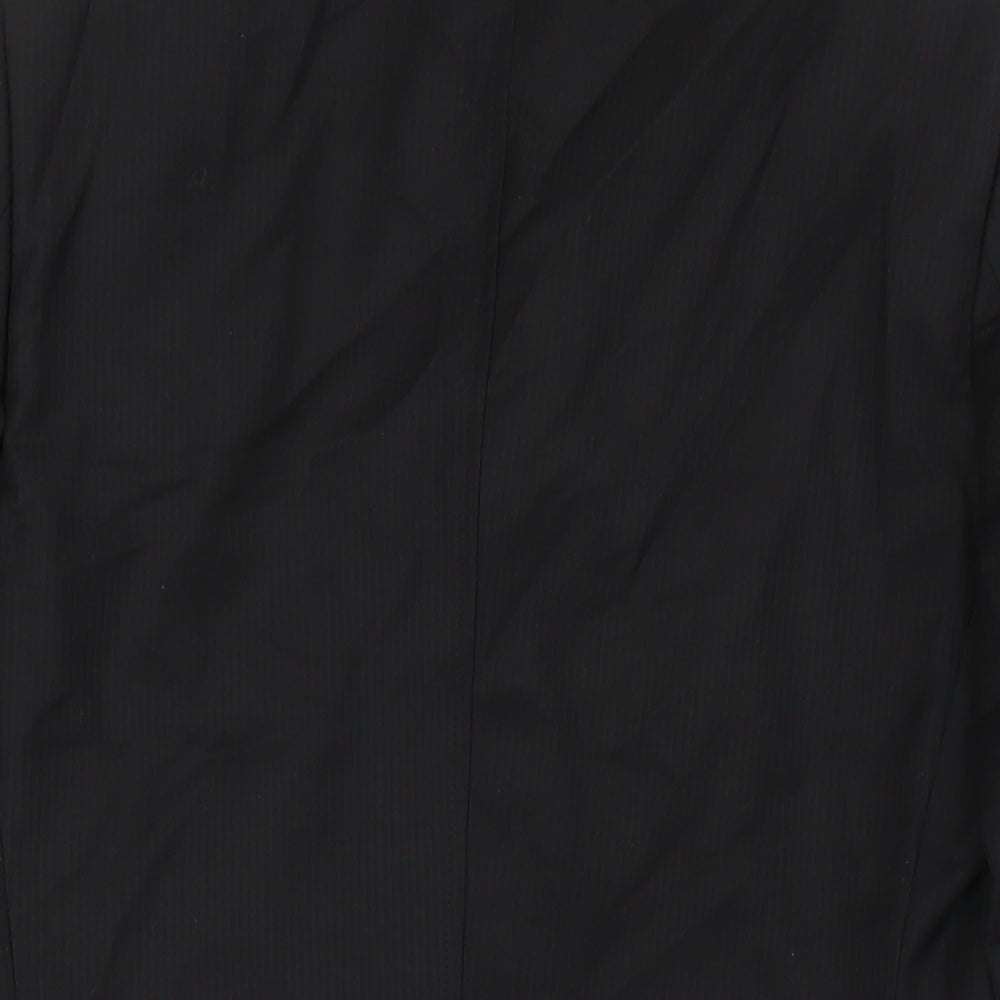 Mens UK Size 36 Topman Regular Black Suit Jacket