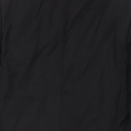 Mens UK Size 36 Topman Regular Black Suit Jacket