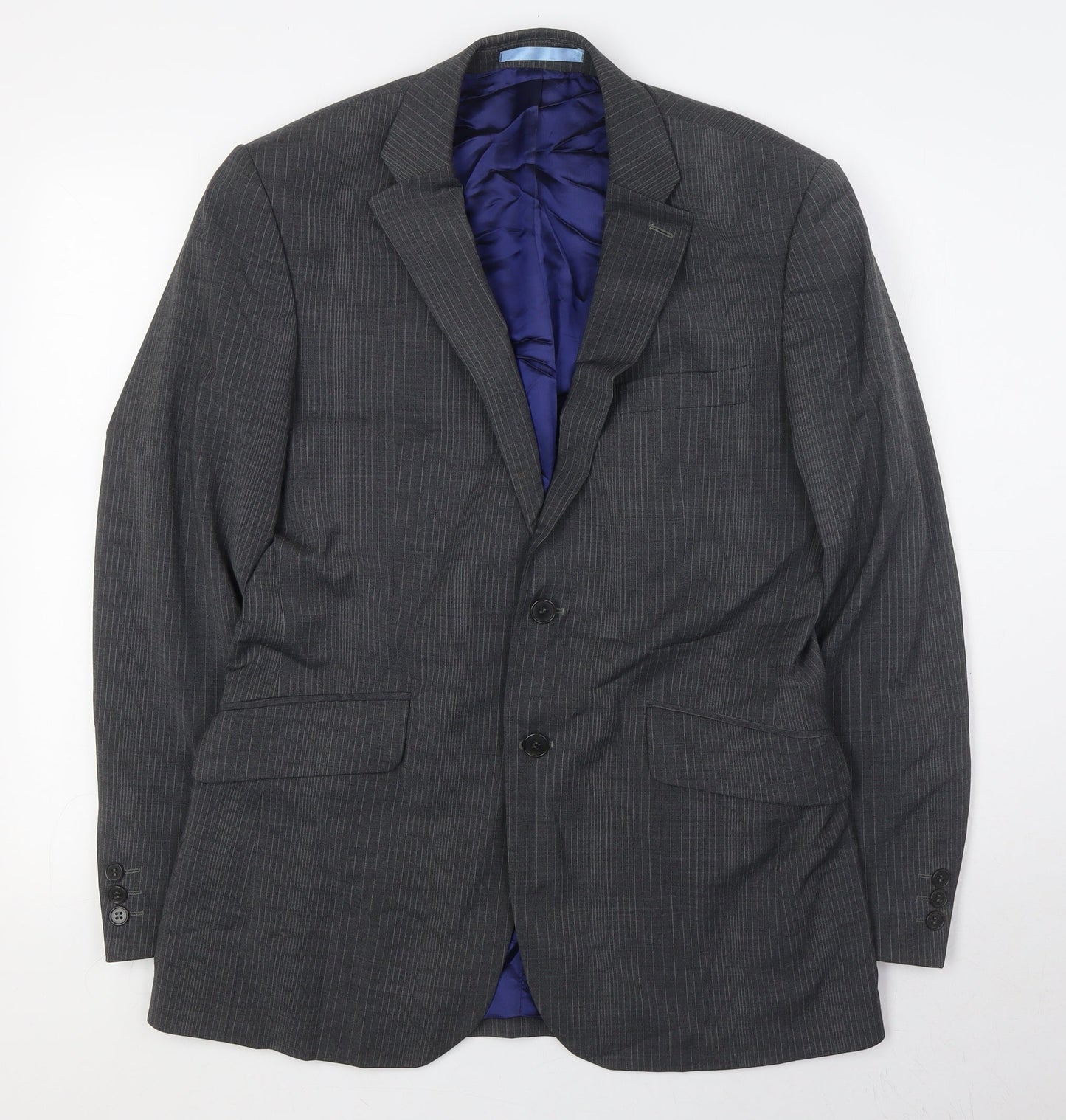 Mens UK Size 38 Burton Regular Grey Suit Jacket