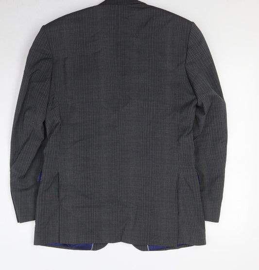 Mens UK Size 38 Burton Regular Grey Suit Jacket
