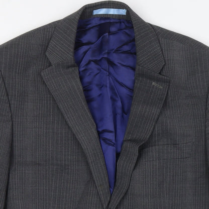 Mens UK Size 38 Burton Regular Grey Suit Jacket