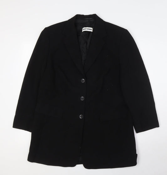 Gerry Weber Womens Black Jacket Size 14 Button