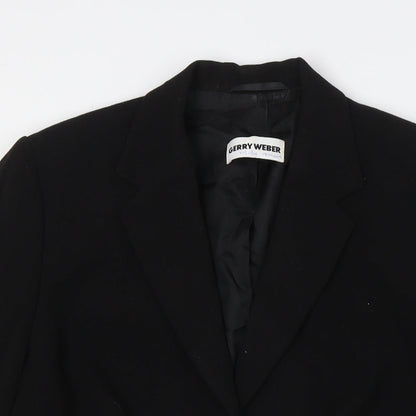 Gerry Weber Womens Black Jacket Size 14 Button