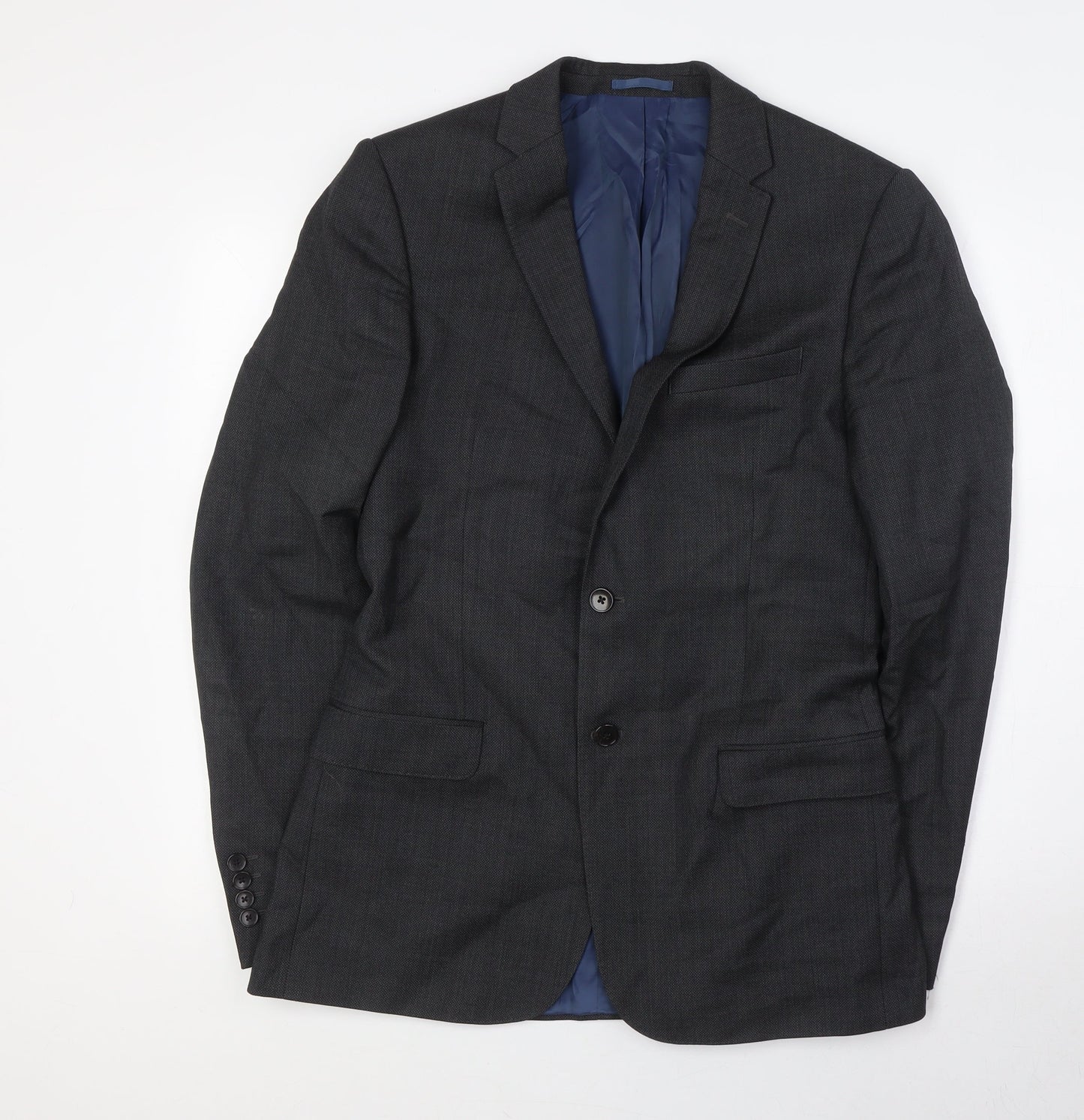 Mens UK Size 38 John Lewis Big & Tall Grey Suit Jacket