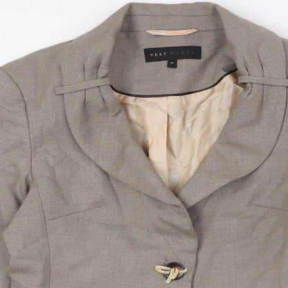 Womens UK Size 10 NEXT Beige Jacket