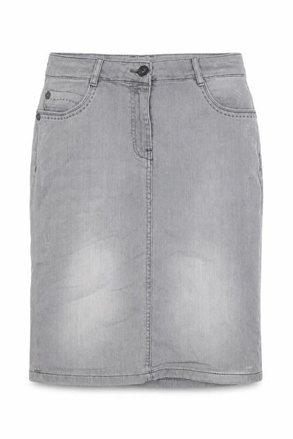 Womens UK Size 10 Marks and Spencer Straight & Pencil Denim Skirt