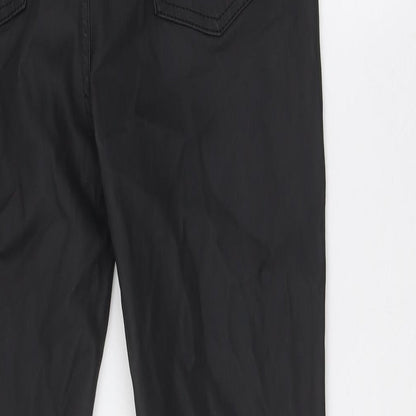 Denim Co Womens Black Cotton Skinny Jeans Size 10 L30 in Slim Button