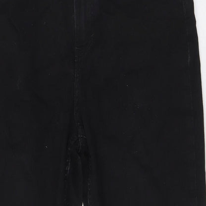 H&M Girls Black Cotton Skinny Jeans Size 14 Years L29 in Regular Button