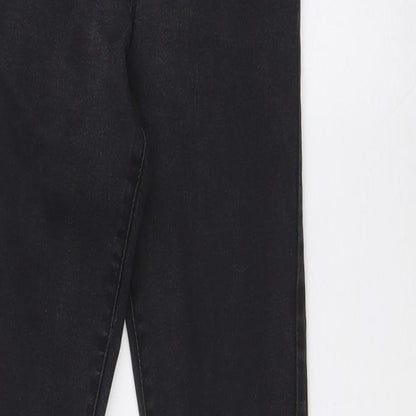 denim co Womens Black Cotton Skinny Jeans Size 10 L30 in Regular Button