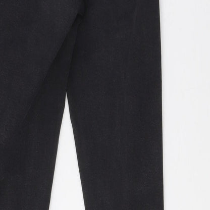 denim co Womens Black Cotton Skinny Jeans Size 10 L30 in Regular Button