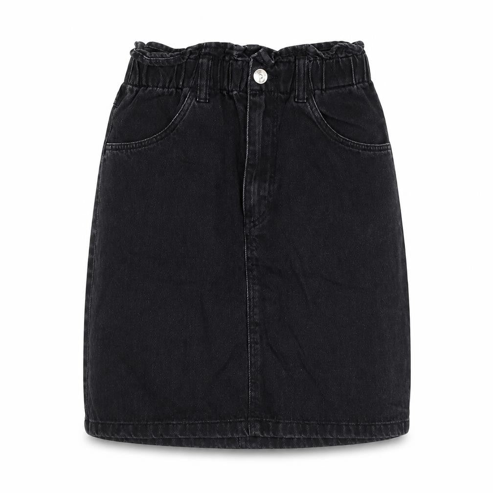 Womens UK Size 6 Divided A-Line Denim Skirt