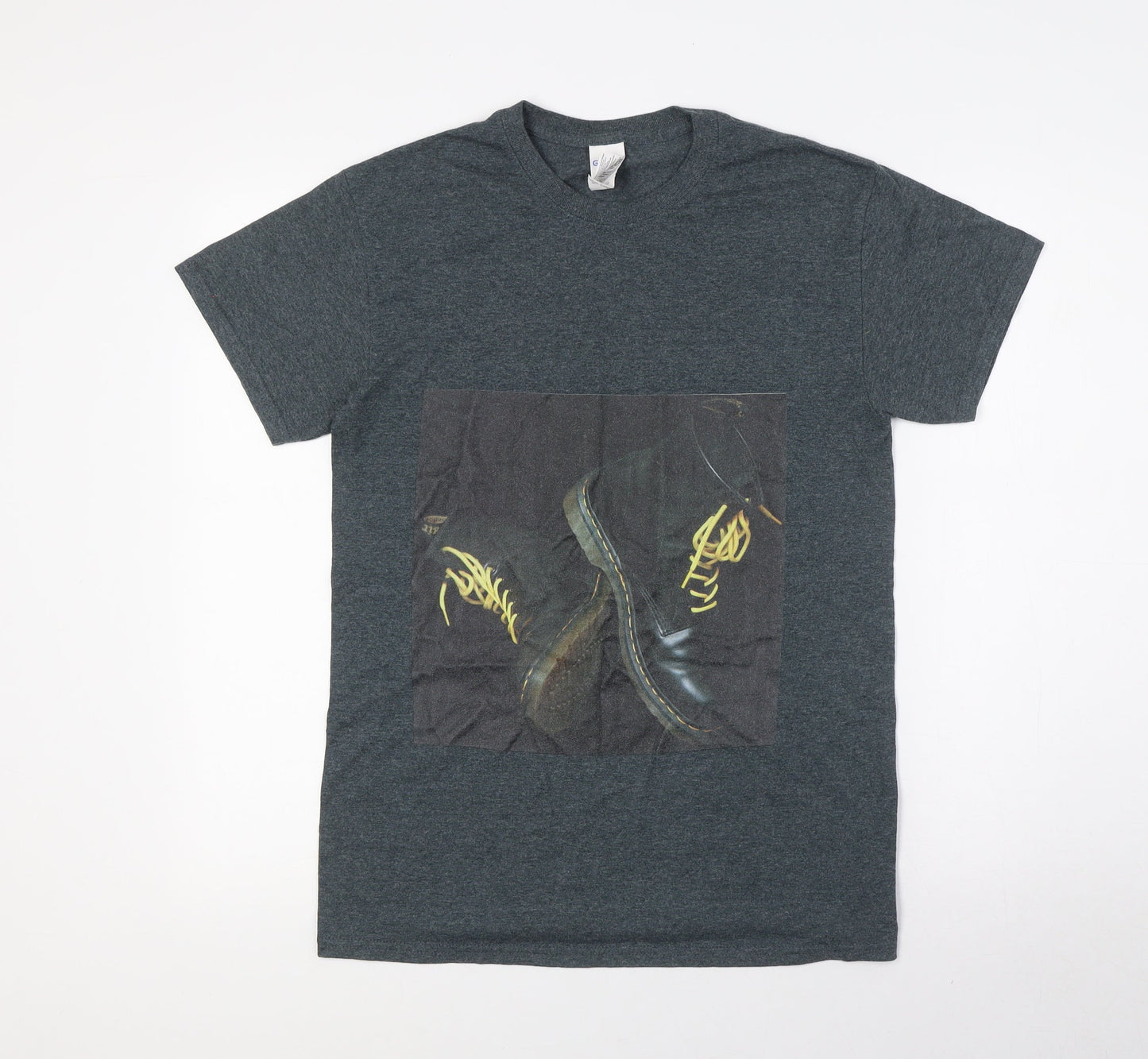 Mens UK Size S Gildan Grey  T-Shirt