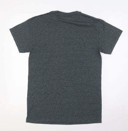 Mens UK Size S Gildan Grey  T-Shirt