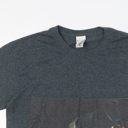 Mens UK Size S Gildan Grey  T-Shirt
