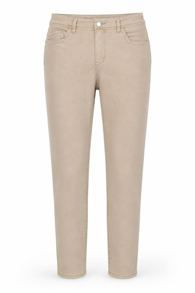 Womens UK Size 10 C&A Regular Fit Straight Beige Jeans