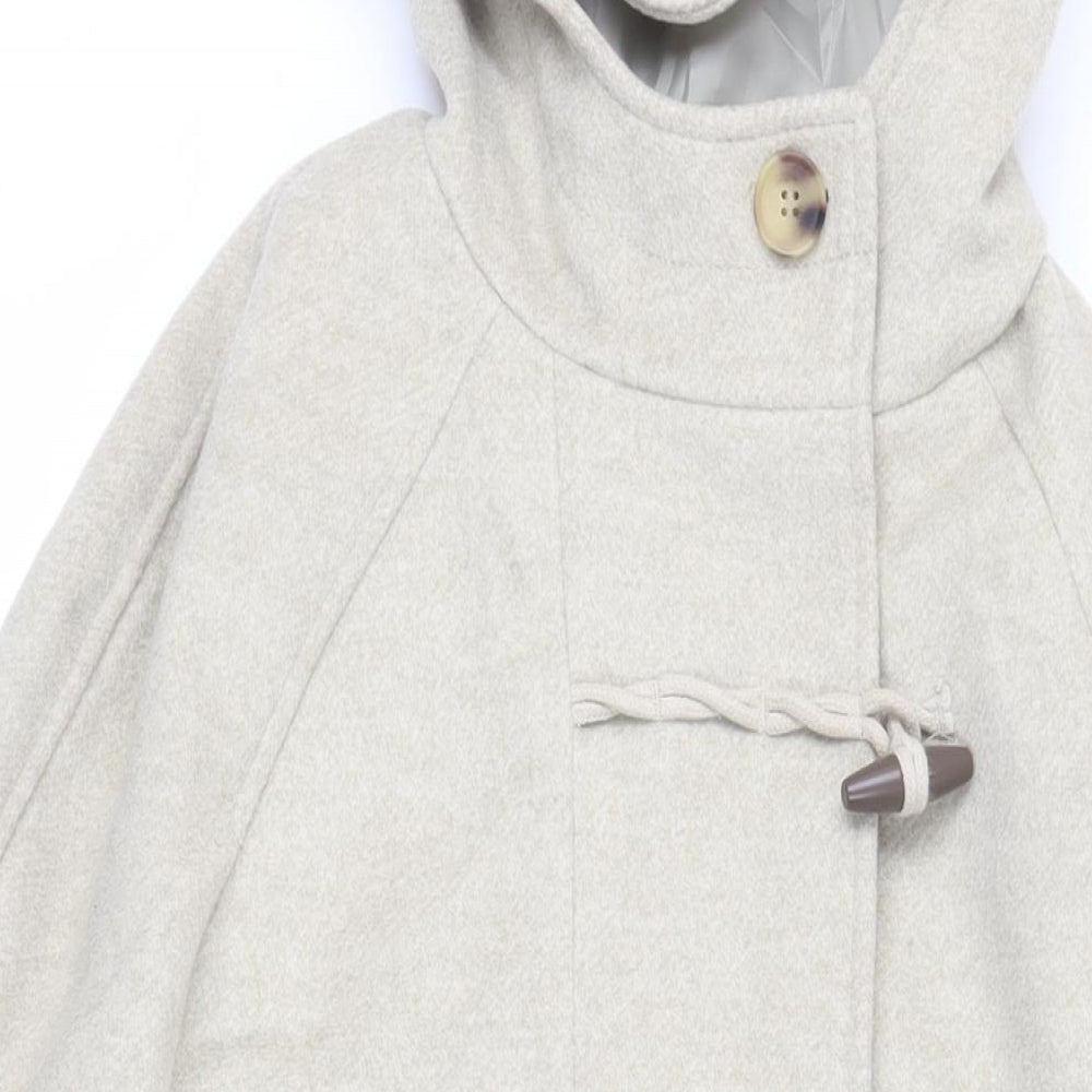 Womens UK Size 12 Marks and Spencer Beige Overcoat