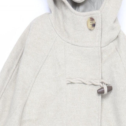 Womens UK Size 12 Marks and Spencer Beige Overcoat