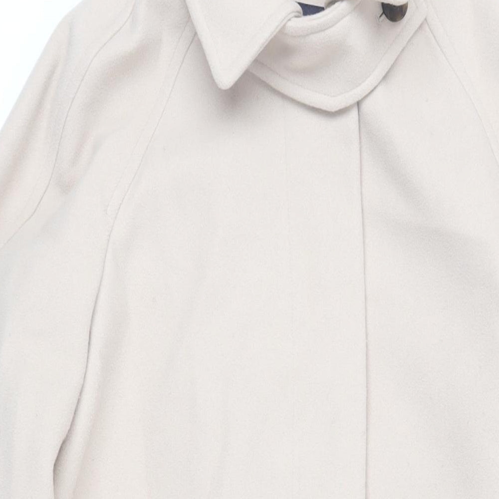 Womens UK Size M Marks and Spencer Beige Overcoat