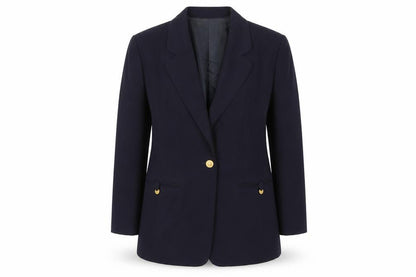 Separa Womens Blue Jacket Blazer Size 14 Button - Vintage