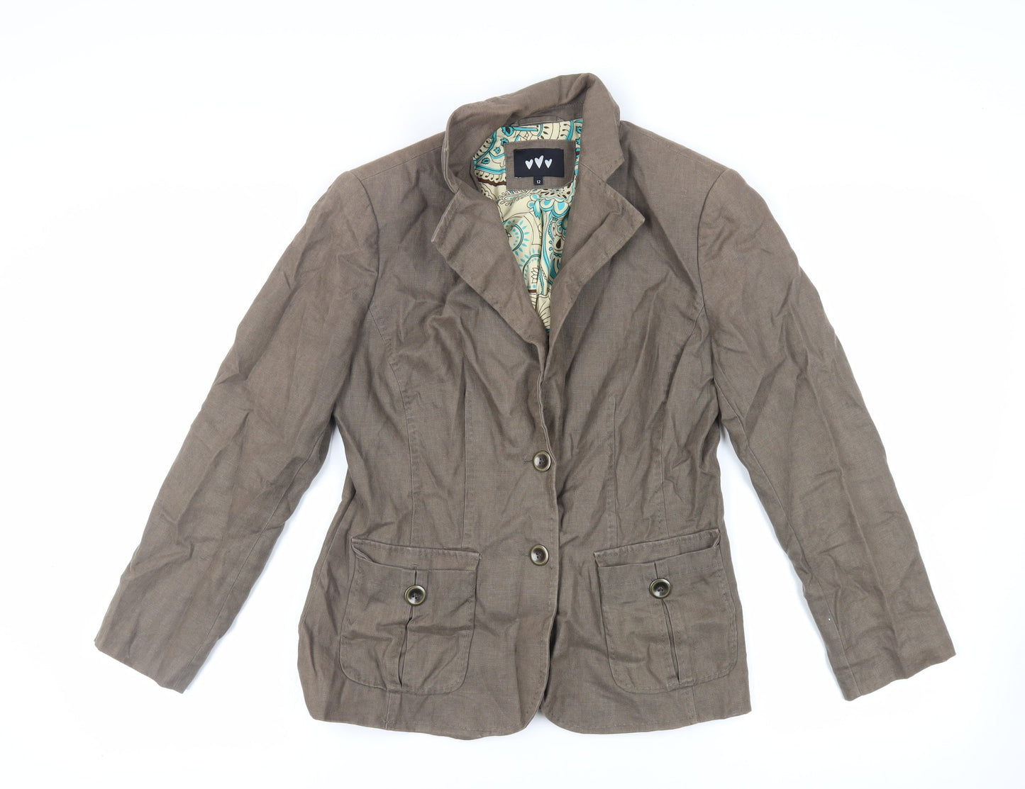 Womens UK Size 12 Per Una Brown Jacket