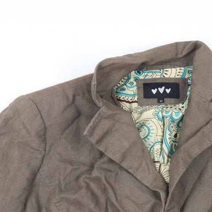 Womens UK Size 12 Per Una Brown Jacket