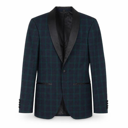 Mens UK Size 34 Marks and Spencer Regular Green Suit Tuxedo