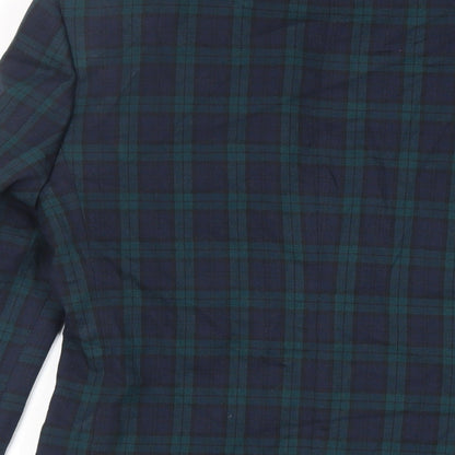 Mens UK Size 34 Marks and Spencer Regular Green Suit Tuxedo