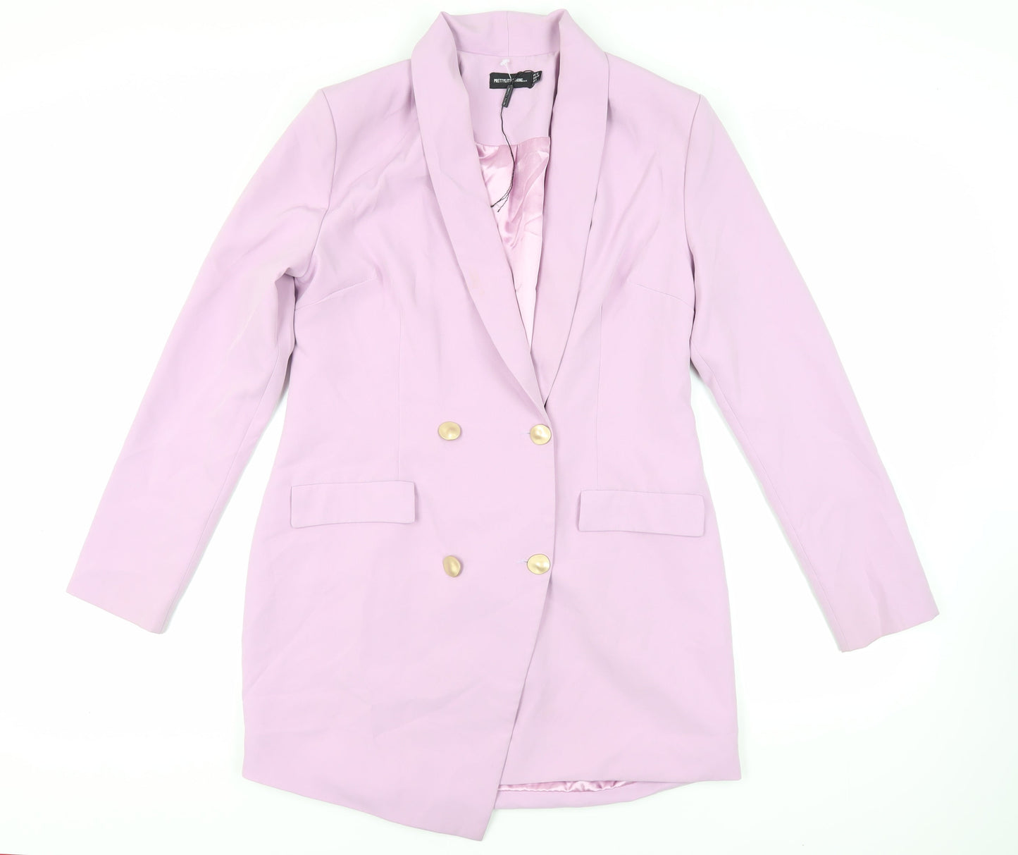 Womens UK Size 12 PRETTYLITTLETHING Purple Jacket