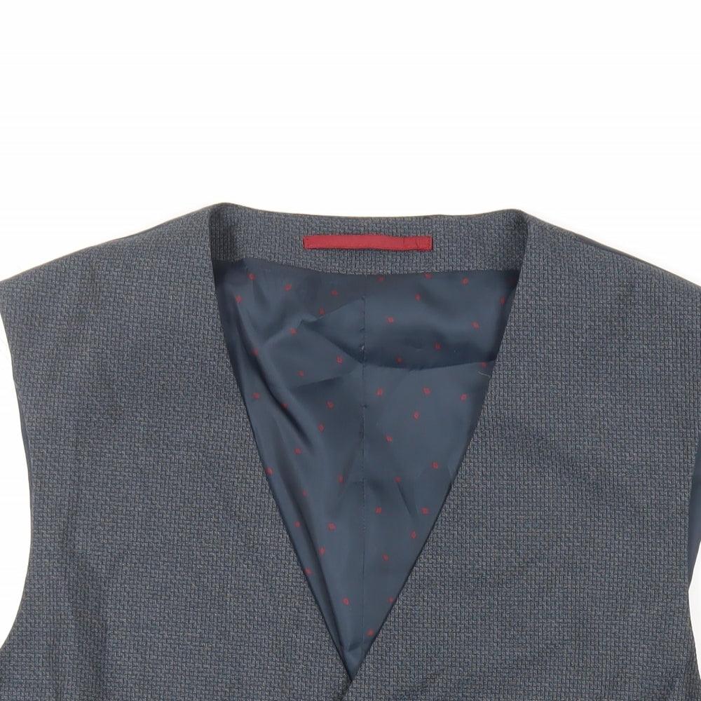 Mens UK Size 42 Burton Regular Blue Suit Jacket