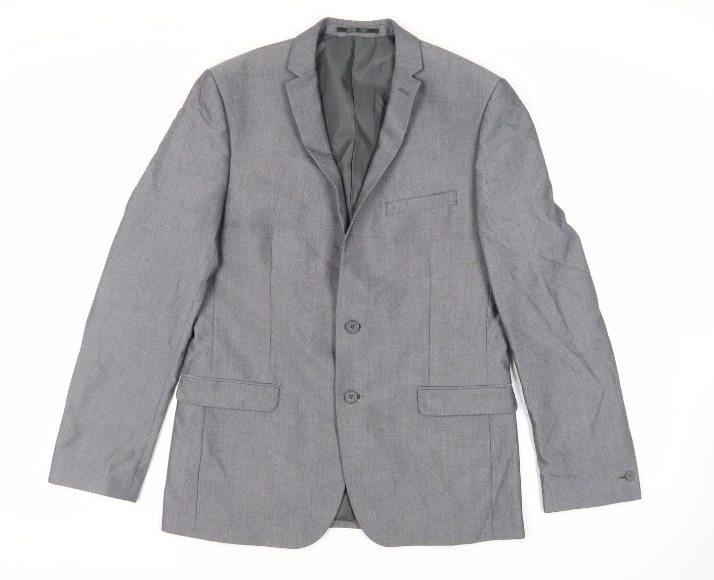 Mens UK Size 42 Red Herring Regular Grey Suit Jacket