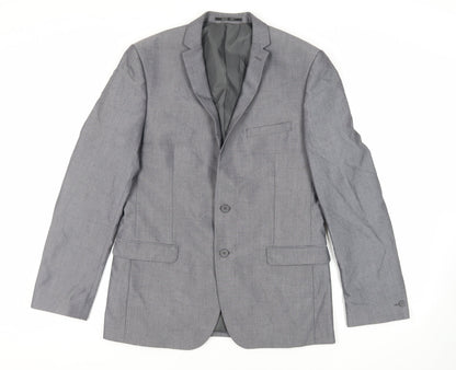 Mens UK Size 42 Red Herring Regular Grey Suit Jacket