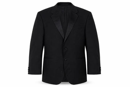 Mens UK Size 42 Marks and Spencer Regular Black Suit Tuxedo
