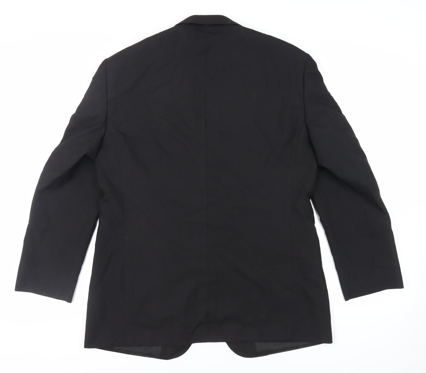 Mens UK Size 42 Marks and Spencer Regular Black Suit Tuxedo